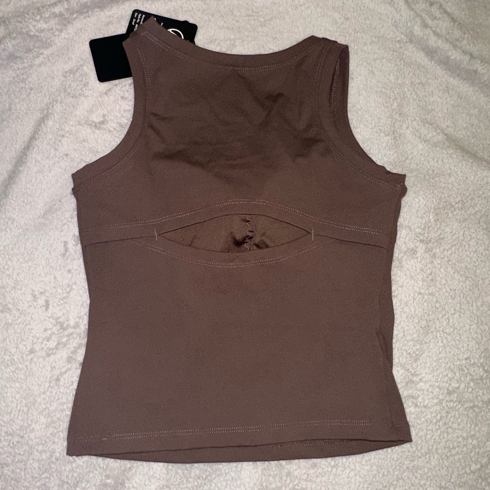 Move Theology Workout Brown Tank Top - Picture 2 of 2